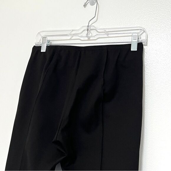 Rag & Bone Polly black side zip ankle pants size 4 Pin-tucked Center Seams - Picture 11 of 16